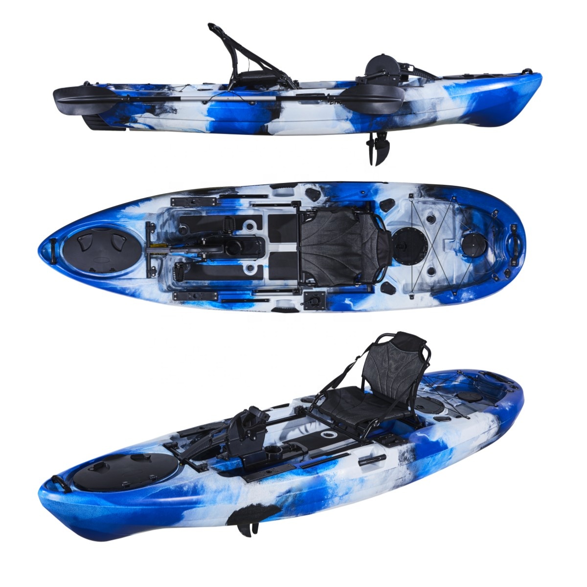 Fishing Kayak Pedal Drive - زورق بلاستيكي لصيد الأسماك بدواسة كلاسيكية
