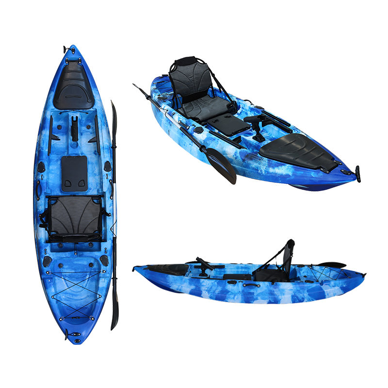 Fishing Kayak Pedal Drive - دواسة صيد بمقعد واحد كاياك LLDPE
