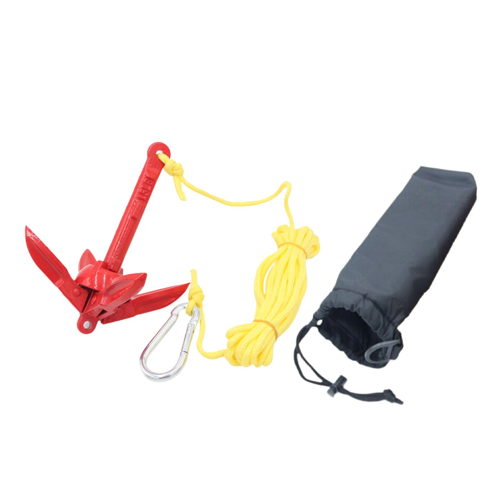 Fishing Kayak Anchor - طقم مرساة قابلة للطي من الفولاذ