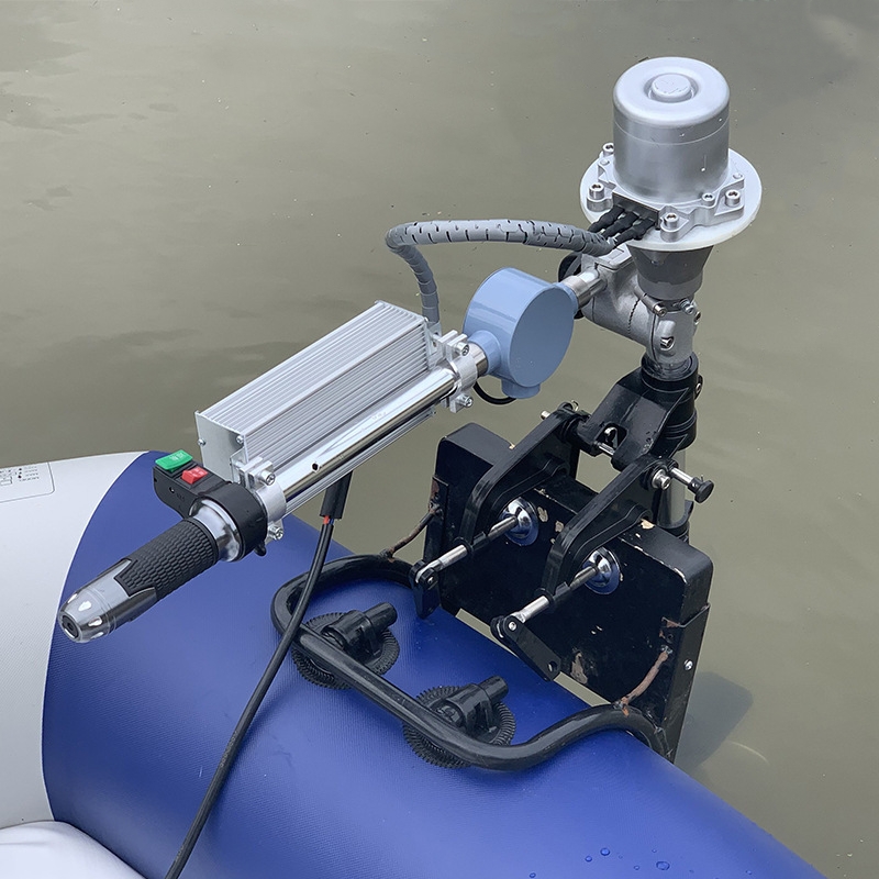 محرك خارجي بدون فرش 12/24 فولت - مراجعة Fishing Kayak Trolling Motor وسعره