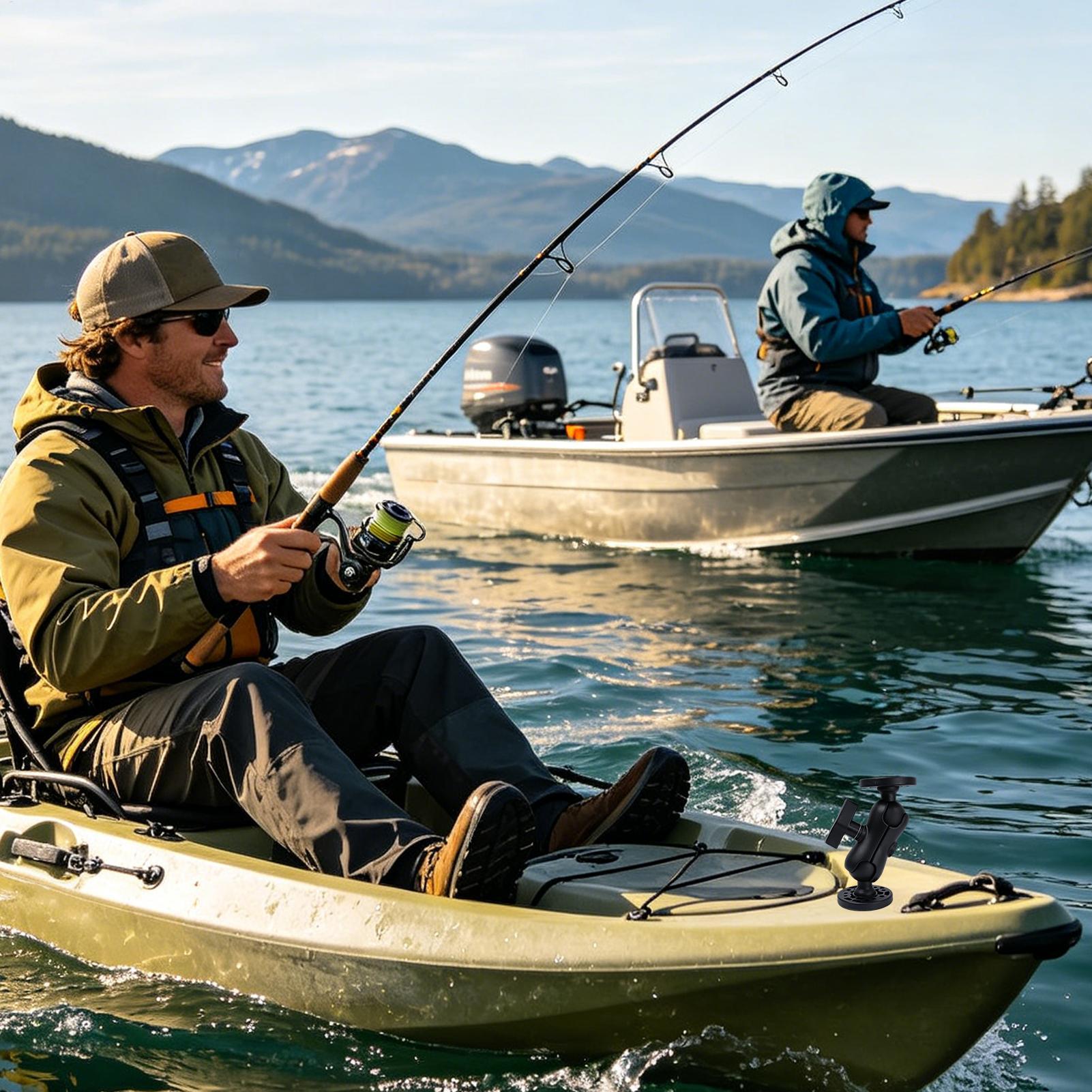 حامل جهاز تحديد مواقع الأسماك  - مراجعة Fishing Kayak Fish Finder Mount وسعره