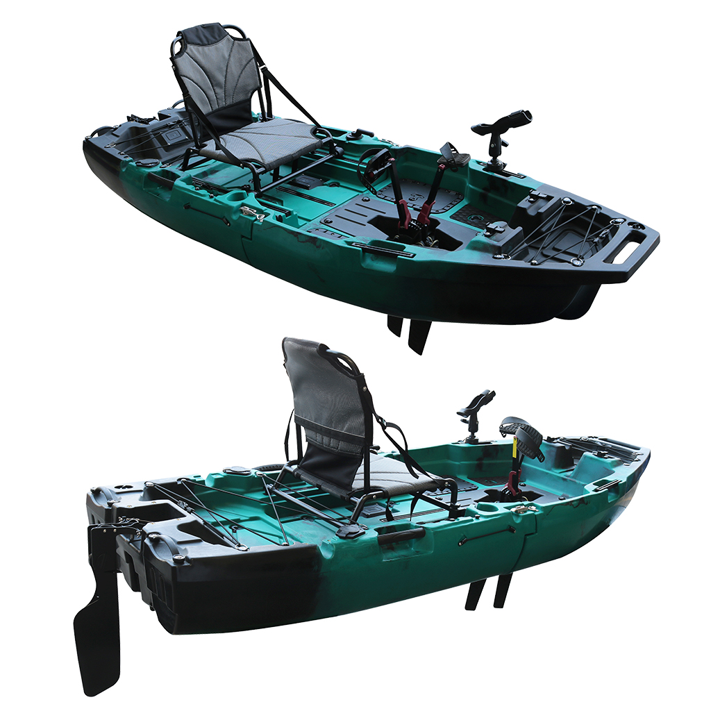 قارب كاياك مودولار من البولي إ - مراجعة Fishing Kayak Sit In وسعره