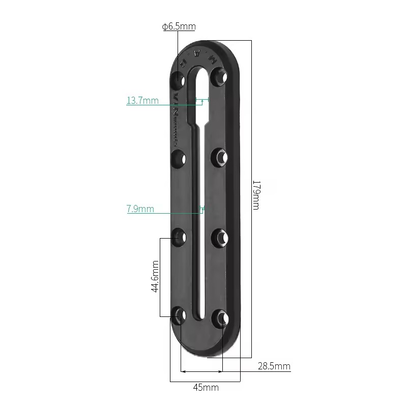 حامل مسار كاياك طويل 179 مم، م - مراجعة Fishing Kayak Fish Finder Mount وسعره