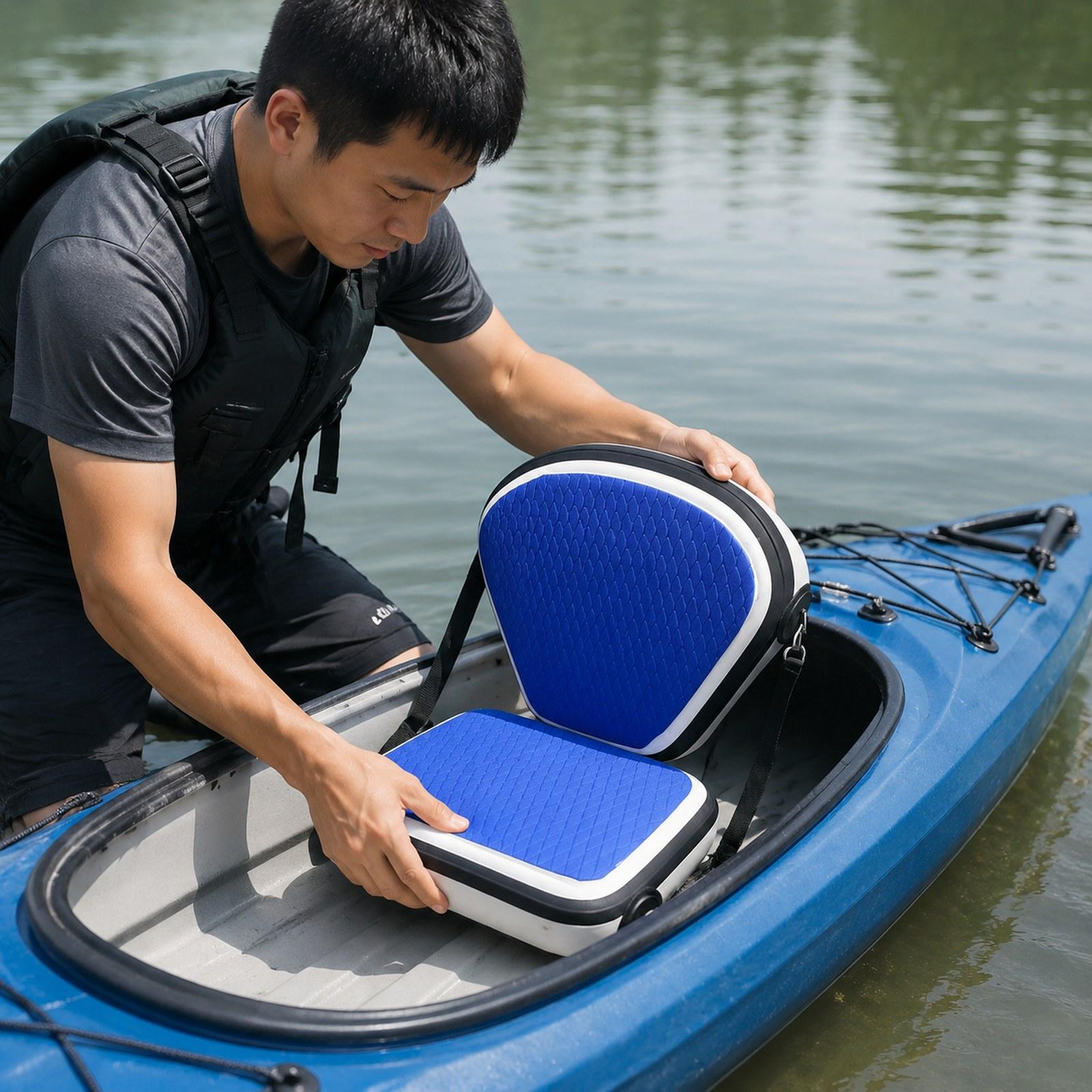 مقعد قارب كاياك قابل للتعديل م - مراجعة Fishing Kayak Seat وسعره
