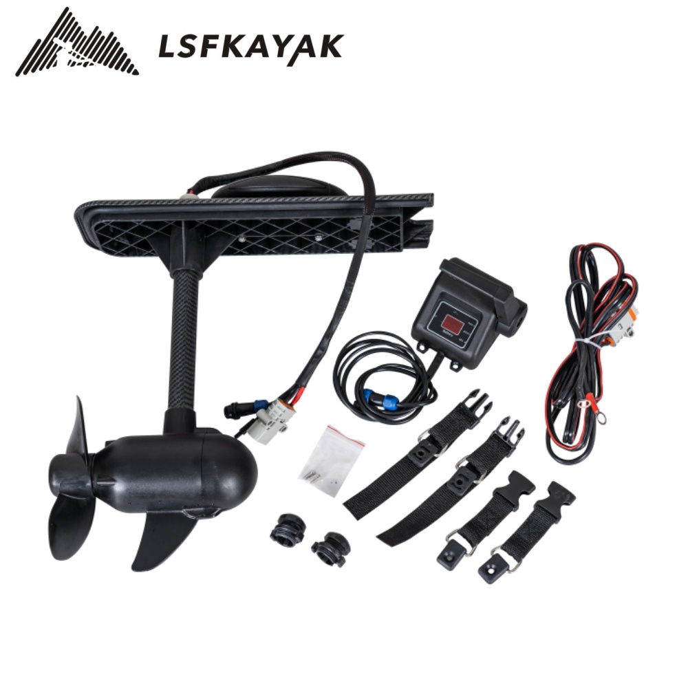 محرك كهربائي جديد للتجديف بالد - مراجعة Fishing Kayak Trolling Motor وسعره
