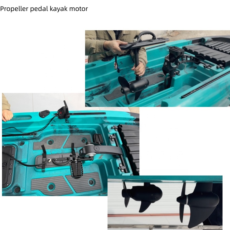 محرك كهربائي جديد للتجديف بالد - مراجعة Fishing Kayak Trolling Motor وسعره