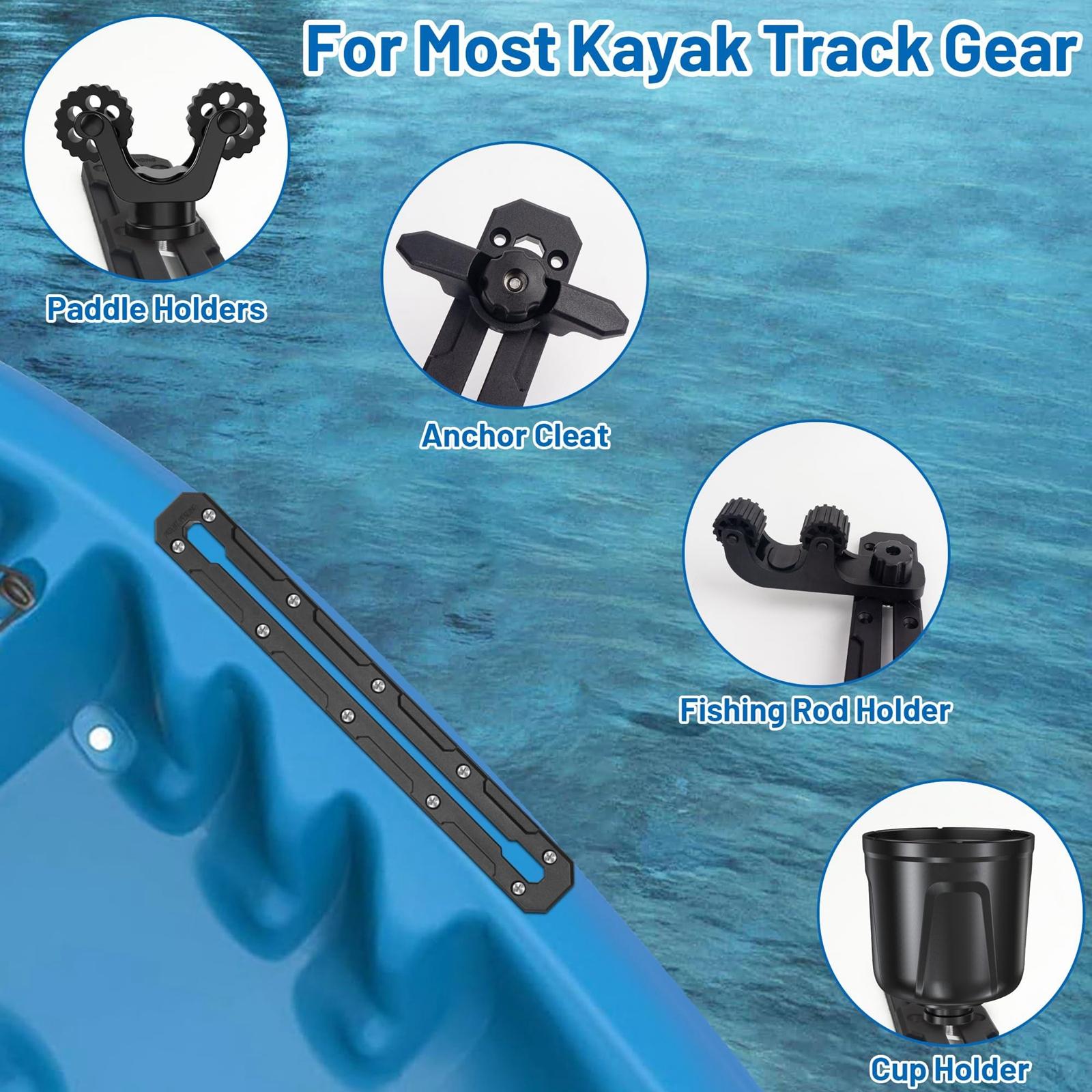 قطعتان من ملحقات مسار الكاياك  - مراجعة Fishing Kayak Anchor وسعره