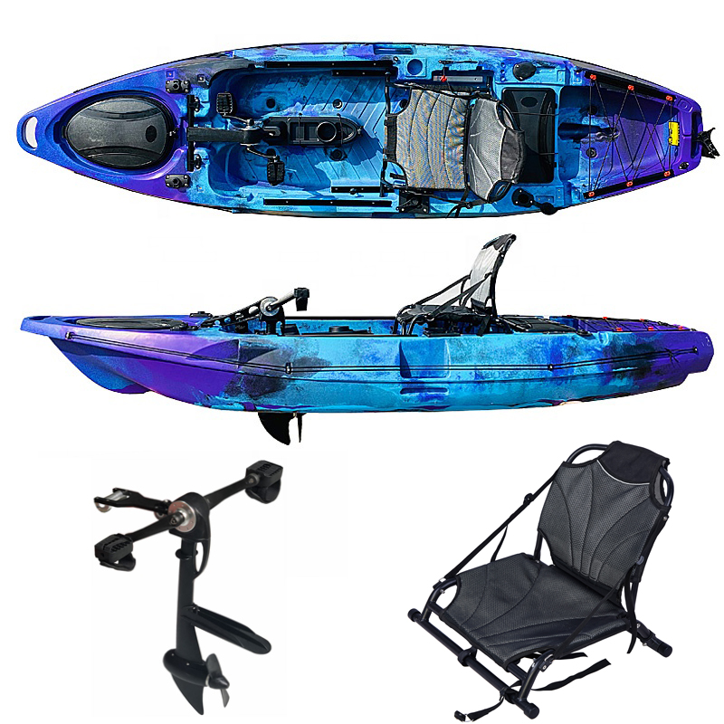 قارب كاياك صيد فردي بمحرك كهرب - مراجعة Fishing Kayak Trolling Motor وسعره