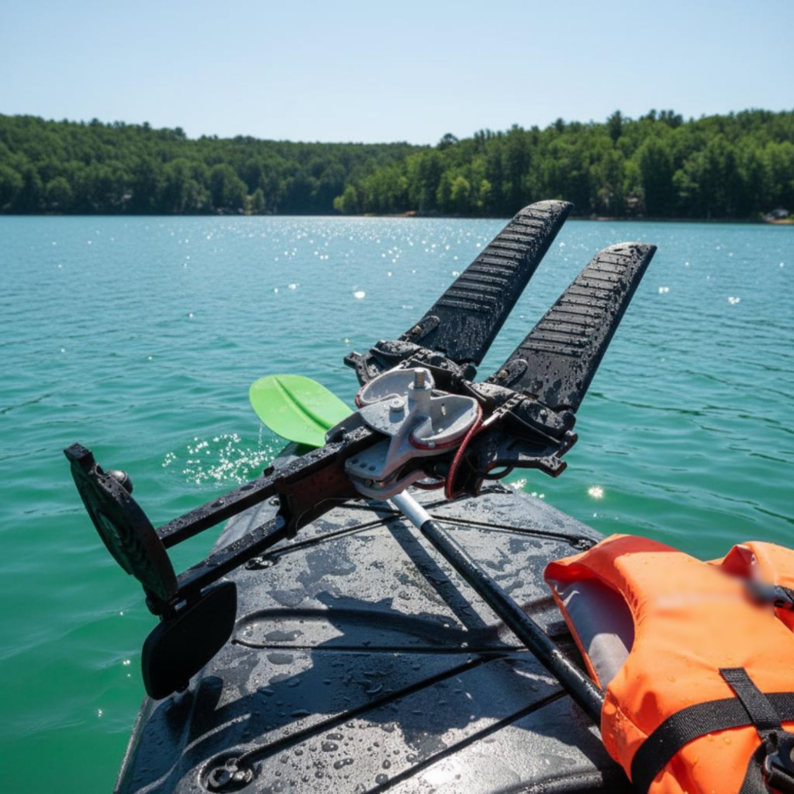 نظام دفع بالدواسات للكاياك للح - مراجعة Fishing Kayak Pedal Drive وسعره