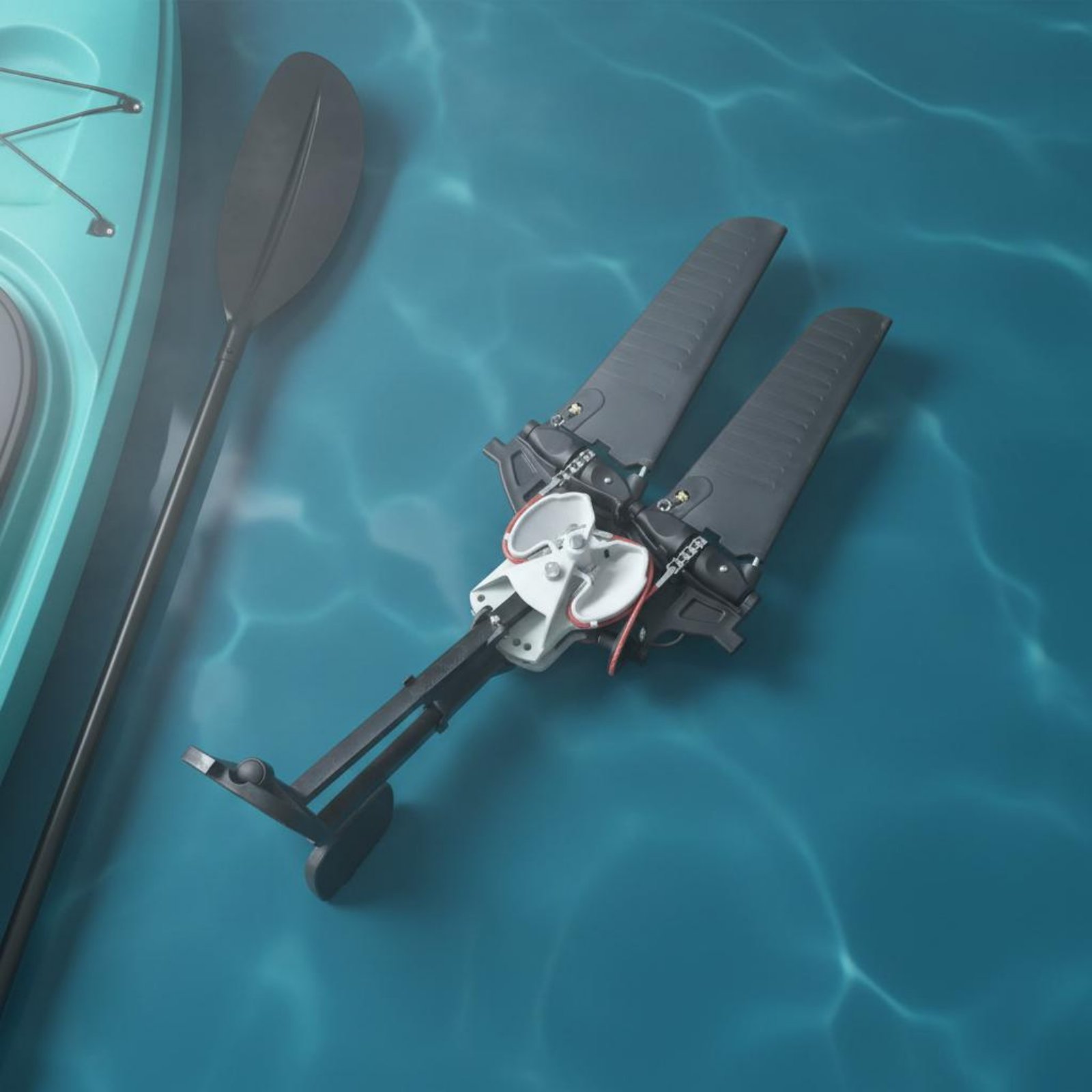 نظام دفع بالدواسات للكاياك للح - مراجعة Fishing Kayak Pedal Drive وسعره