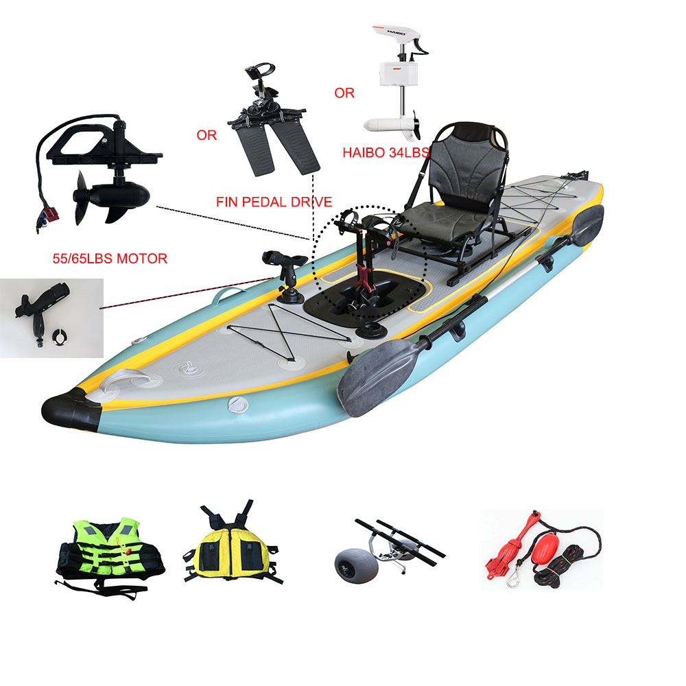 قارب صيد قابل للطي من مادة PVC - مراجعة Fishing Kayak Sit In وسعره