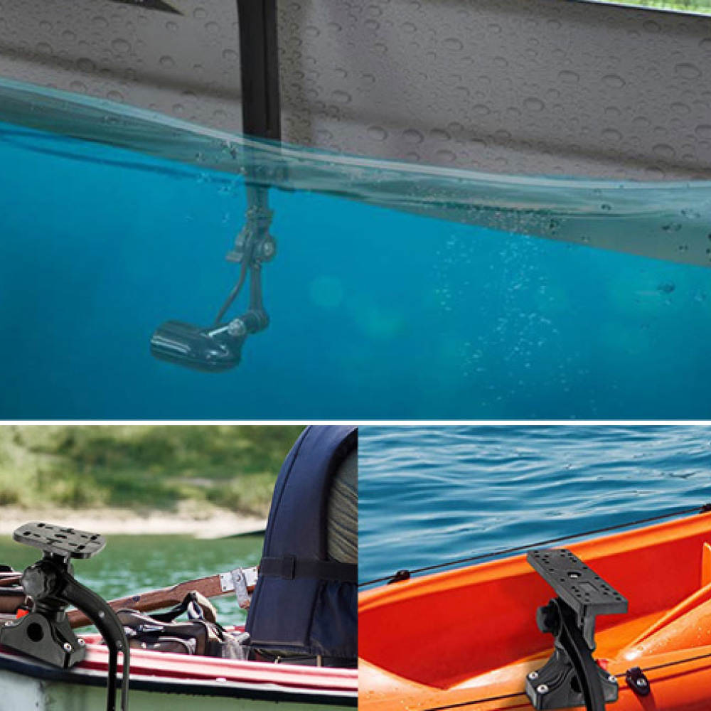 حامل داعم لجهاز تحديد مواقع ال - مراجعة Fishing Kayak Fish Finder Mount وسعره
