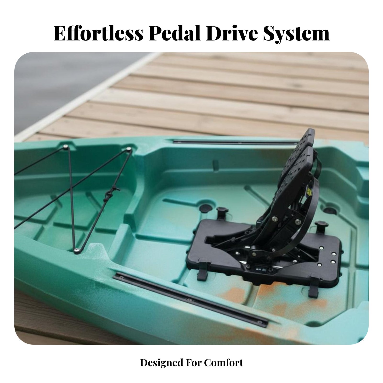 قارب صيد قابل للطي يعمل بالدوا - مراجعة Fishing Kayak Pedal Drive وسعره