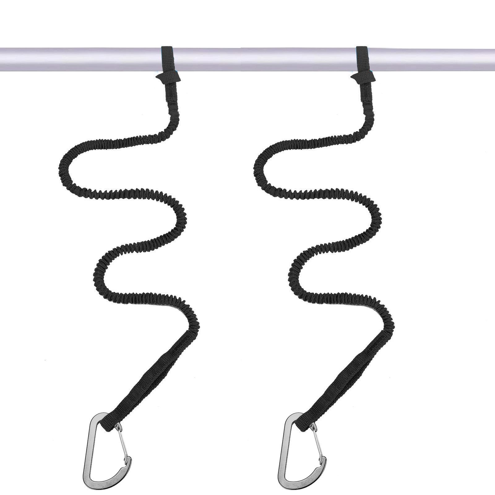 حبل نايلون قابل للتمدد لتثبيت  - مراجعة Fishing Kayak Paddle Leash وسعره