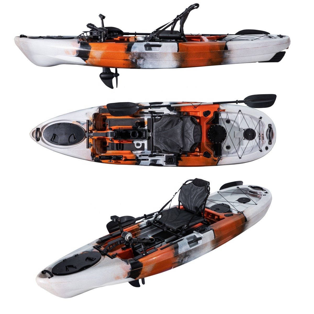زورق بلاستيكي لصيد الأسماك بدو - مراجعة Fishing Kayak Pedal Drive وسعره