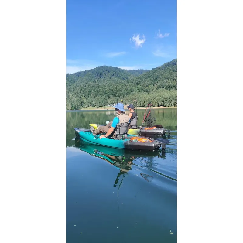 قارب كاياك للصيد بدواسة قيادة  - مراجعة Fishing Kayak Pedal Drive وسعره