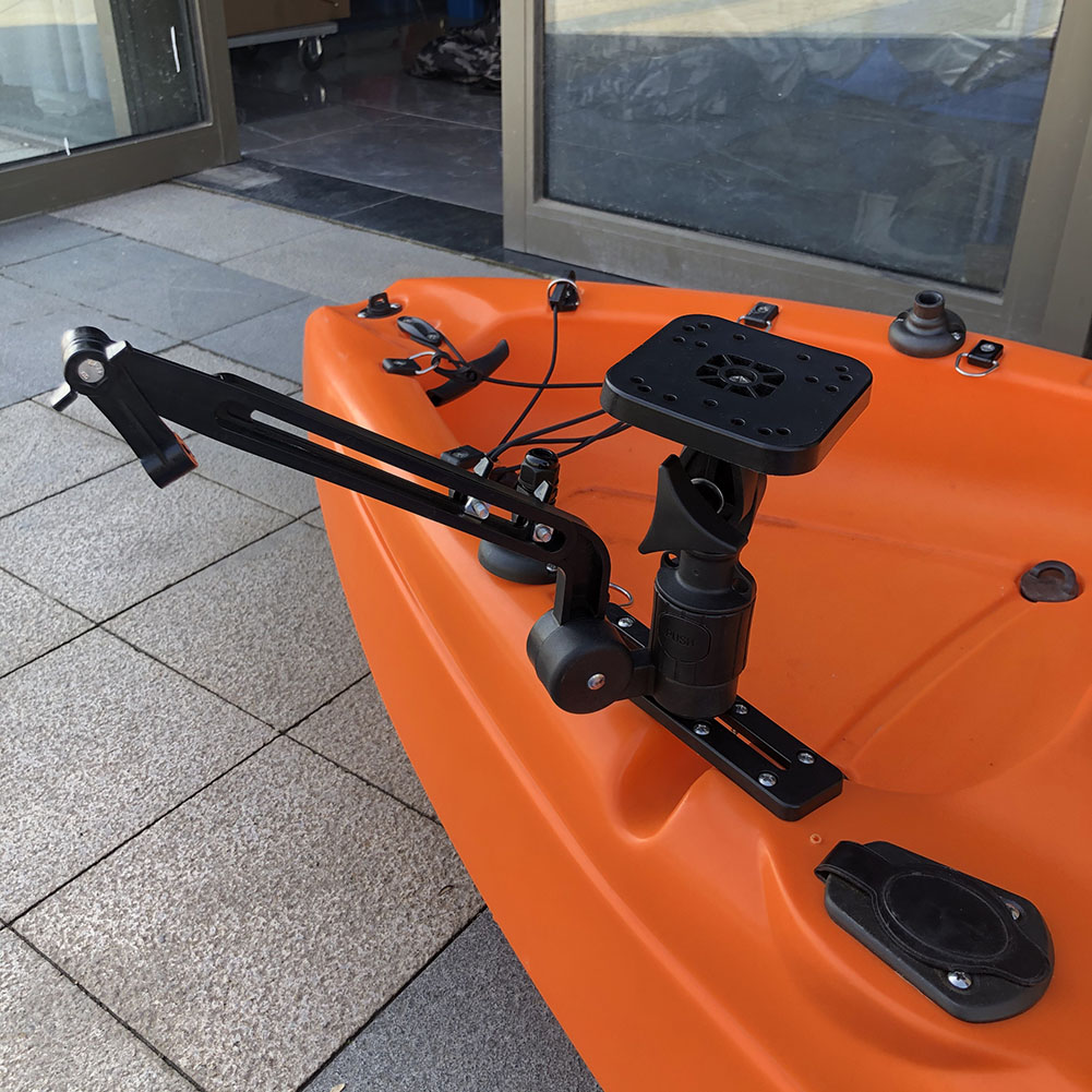جزء قوس صياد السمك لقوارب الكا - مراجعة Fishing Kayak Fish Finder Mount وسعره