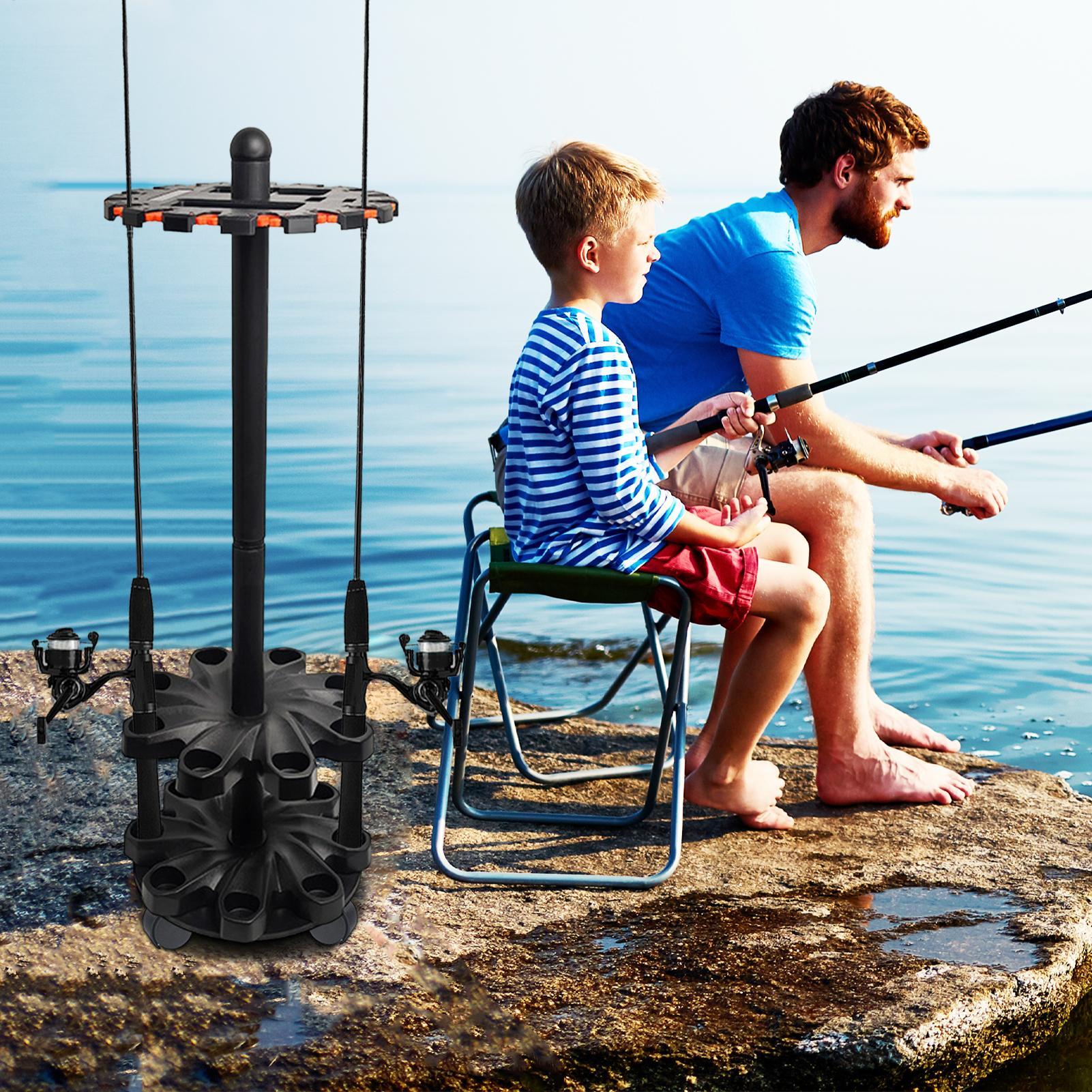 حاملات قصبات الصيد، حامل عمودي - مراجعة Fishing Kayak Rod Holder وسعره
