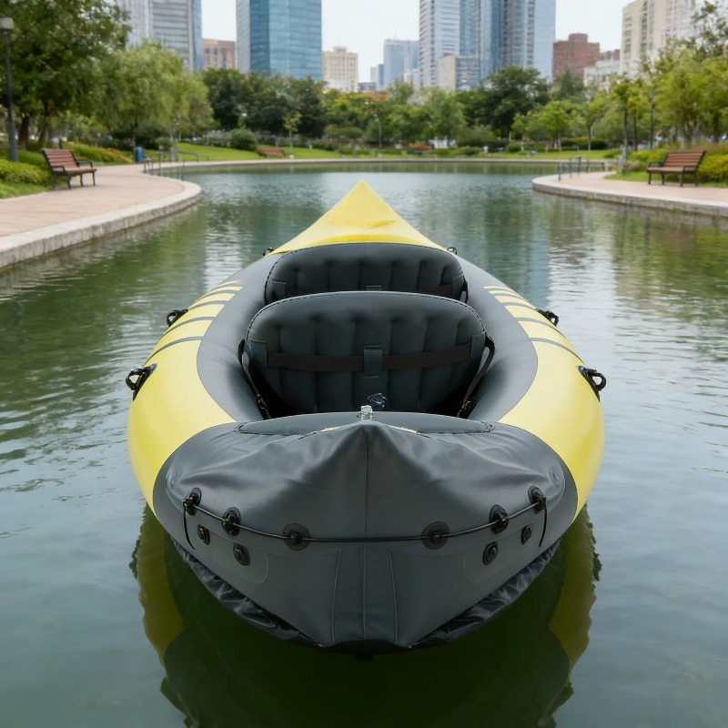 قارب كاياك قابل للنفخ بمقعدين  - مراجعة Fishing Kayak Seat وسعره