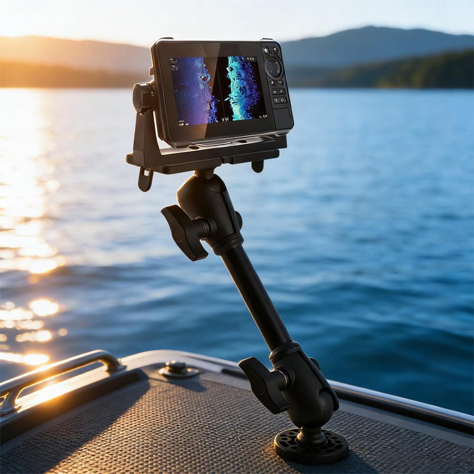 حامل جهاز تحديد مواقع الأسماك  - مراجعة Fishing Kayak Fish Finder Mount وسعره