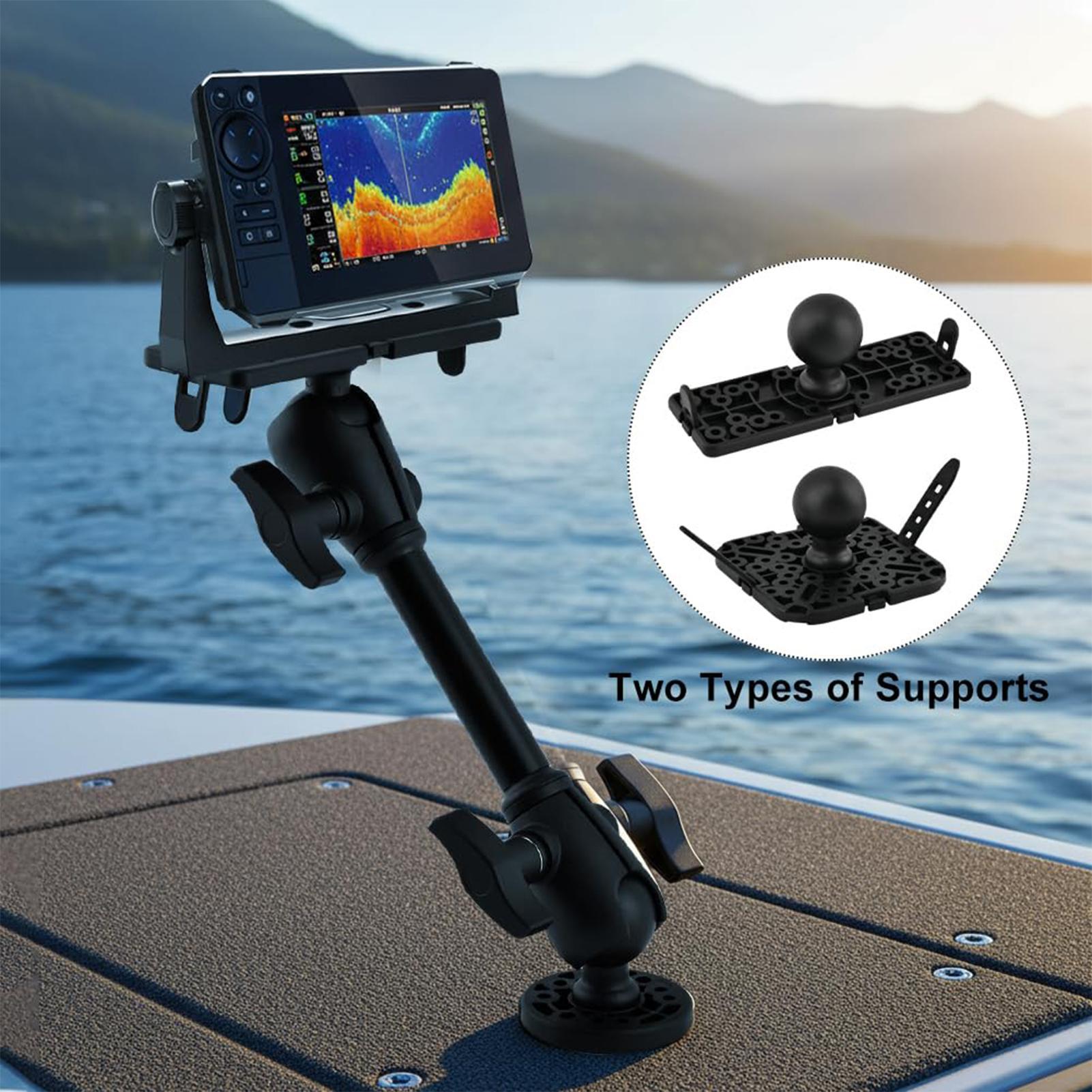 حامل جهاز تحديد مواقع الأسماك  - مراجعة Fishing Kayak Fish Finder Mount وسعره