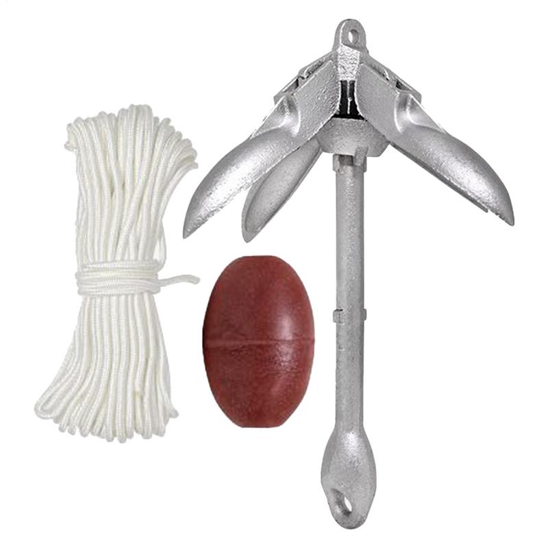 الزورق مرساة قارب نظام ترسيق ع - مراجعة Fishing Kayak Anchor وسعره
