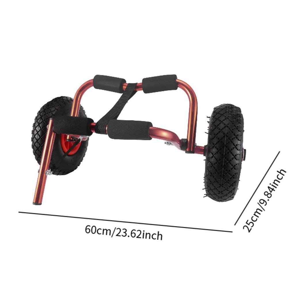عربة كاياك قابلة للتعديل والطي - مراجعة Fishing Kayak Cart وسعره