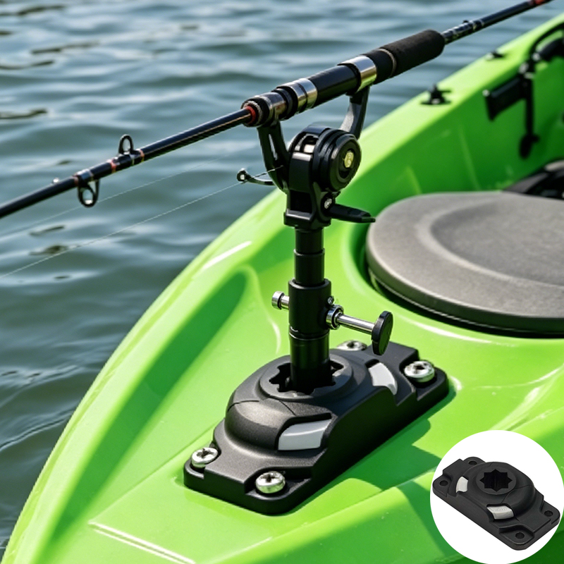 قاعدة إطار تثبيت للكاياك القاب - مراجعة Fishing Kayak Rod Holder وسعره