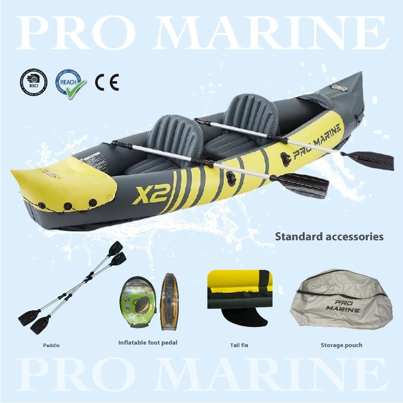 قارب قابل للنفخ متعدد الأغراض  - مراجعة Fishing Kayak Inflatable وسعره