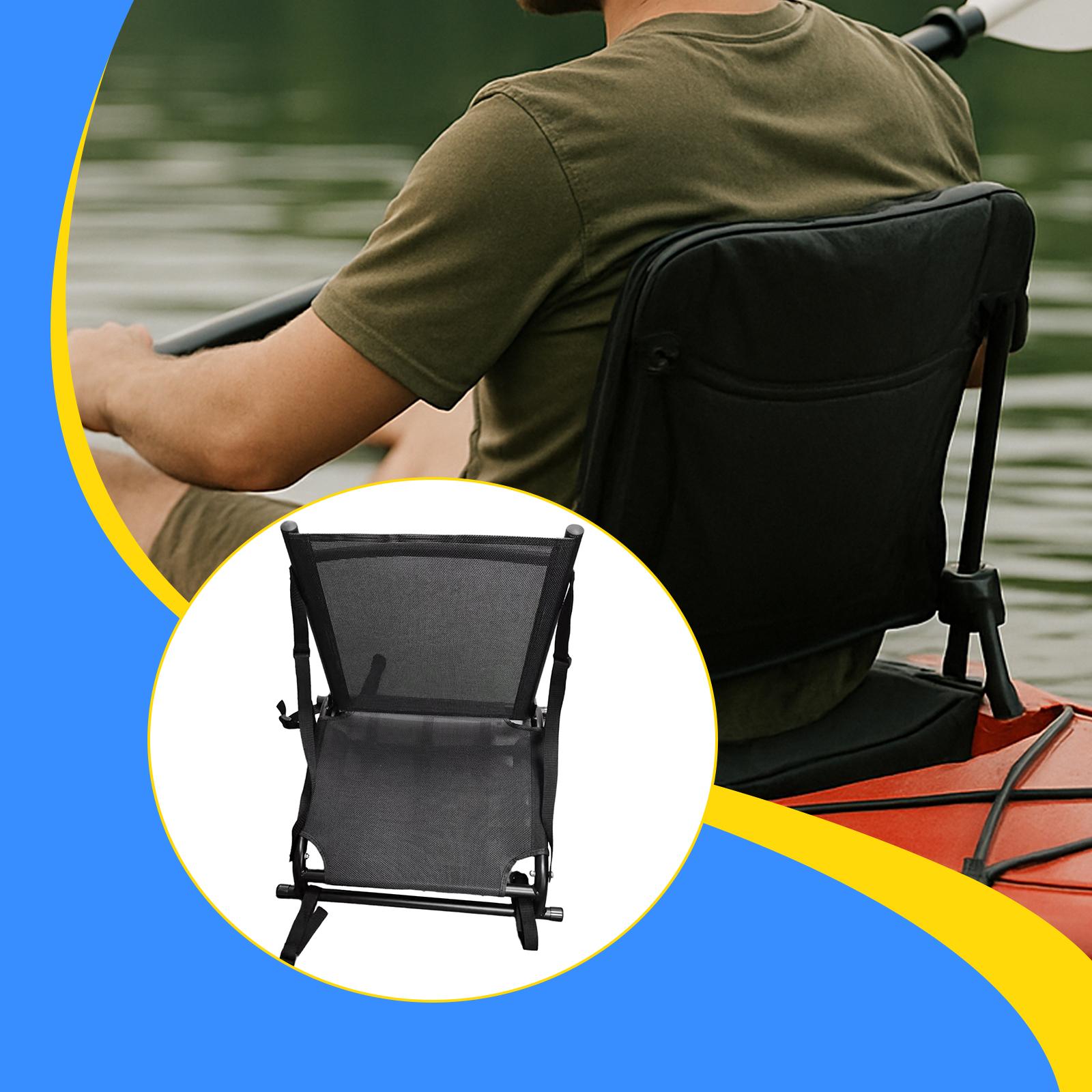 مقعد كاياك مع دعم خلفي، مطوي،  - مراجعة Fishing Kayak Sit In وسعره