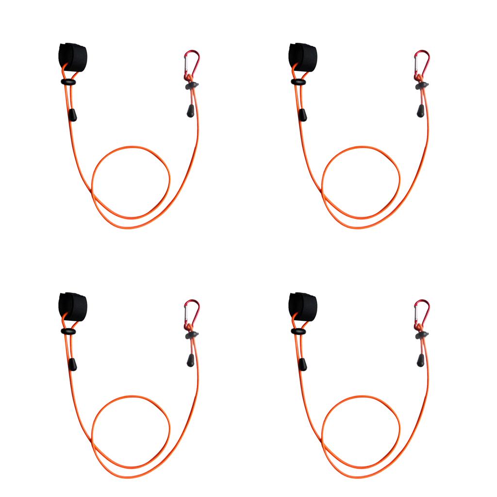 حبل مرن مطاطي لربط مجداف الكاي - مراجعة Fishing Kayak Paddle Leash وسعره