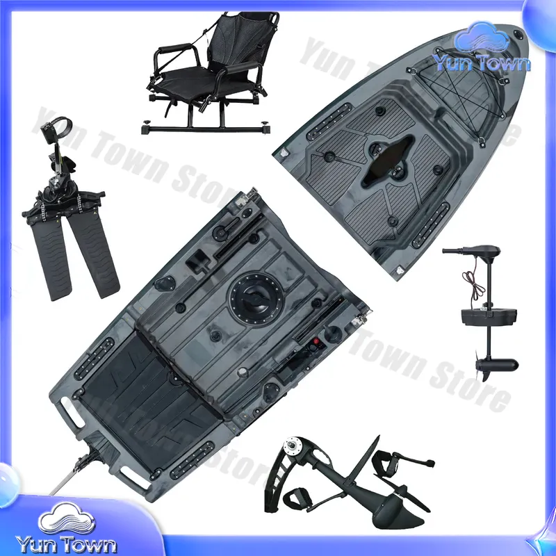 كاياك مودولار بطول 9.5 قدم مع  - مراجعة Fishing Kayak Sit In وسعره