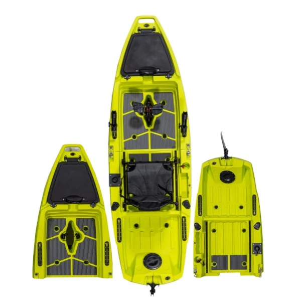 وحدات واحدة 1 شخص دواسة بلاستي - مراجعة Fishing Kayak Pedal Drive وسعره