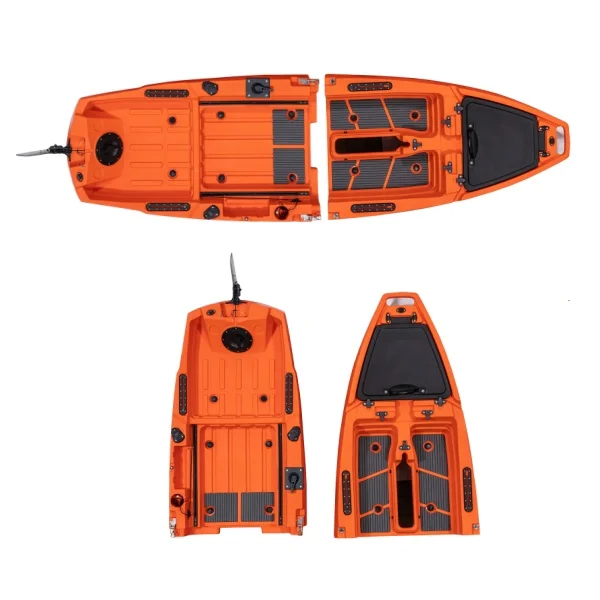 وحدات واحدة 1 شخص دواسة بلاستي - مراجعة Fishing Kayak Pedal Drive وسعره