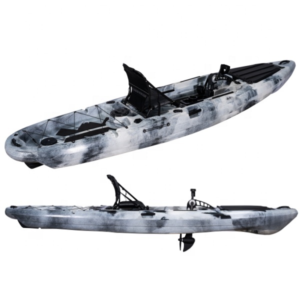 2024 13ft 3.96M - HD شخص واحد  - مراجعة Fishing Kayak Pedal Drive وسعره